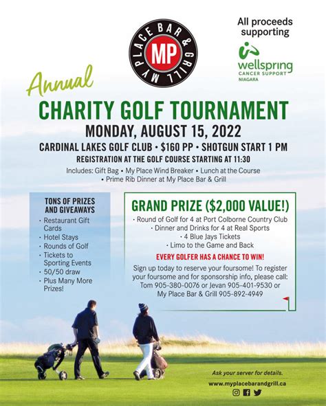 charity golf tournament prizes